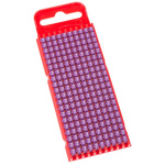 HellermannTyton WIC1 Snap On Cable Markers, Violet, Pre-printed "7", 2 → 2.8mm Cable