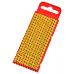 HellermannTyton WIC1 Snap On Cable Markers, Yellow, Pre-printed "-; *; /; +; =; ·; AC; DC; Earth", 2 → 2.8mm