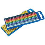 HellermannTyton WIC2 Snap On Cable Markers, Blue, Pre-printed "6", 2.8 → 3.8mm Cable