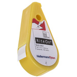 HellermannTyton RiteOn Self Laminating Cable Marker Kit, White, 6.1 → 12.1mm Cable