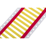 RS PRO Heat Shrink Cable Marker, Yellow, 1.1 → 2.7mm Cable