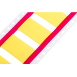 RS PRO Heat Shrink Cable Marker, Yellow, 7 → 16.3mm Cable