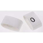 TE Connectivity Heat Shrink Cable Markers, White, Pre-printed "0", 4 → 12mm Cable