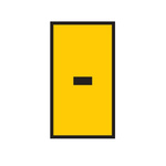 HellermannTyton WIC Snap On Clip On Cable Marker, Yellow, 2.8 → 3.8mm Cable