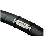 HellermannTyton TIPTAG Cable Tie Cable Marker, White, Pre-printed "TIPTAG PU"