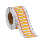 HellermannTyton TLFX DS Heat Shrink Cable Marker, Yellow, 0.8 → 2.4mm Cable