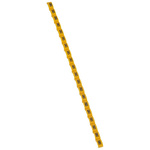 Legrand Clip On Cable Marker, Black on Yellow, Pre-printed "H", for Cable