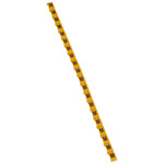 Legrand Clip On Cable Marker, Black on Yellow, Pre-printed "M", for Cable