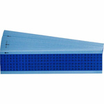 Brady 111 Adhesive Cable Label, Black on Blue, Pre-printed "1-33", for Cable Labelling