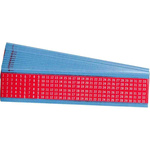 Brady 111 Adhesive Cable Label, White on Red, Pre-printed "1-33", for Cable Labelling
