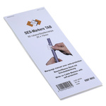 SES Sterling SES-TAB Adhesive Cable Marker Book, Clear, 8 → 14mm Cable