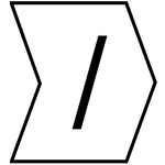 HellermannTyton Helagrip Slide On Cable Markers, Black on White, Pre-printed "/", 1 → 3mm Cable