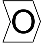 HellermannTyton HGDC Slide On Cable Markers, Black on White, Pre-printed "O", 1 → 3mm Cable