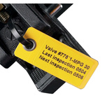 Brady Clip On Cable Markers, Yellow