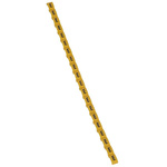 Legrand Cable Tie Cable Markers, Black on Yellow, Pre-printed "E"