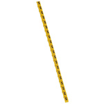 Legrand Cable Tie Cable Markers, Black on Yellow, Pre-printed "S"