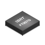 Bridgetek FT907Q-C-T, 32bit FT32 Microcontroller, FT90, 100MHz, 256 kB Flash, 76-Pin QFN