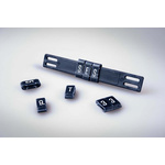 SES Sterling PLIO M-65 PP MDE Slide On Cable Markers, White on Blue, Pre-printed "4", 9 → 109mm Cable