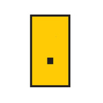 HellermannTyton WIC Snap On Clip On Cable Marker, Yellow, Pre-printed ".", 2.8 → 3.8mm Cable