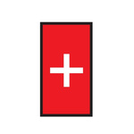 HellermannTyton WIC Snap On Clip On Cable Marker, Red, Pre-printed "+", 2.8 → 3.8mm Cable