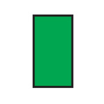 HellermannTyton WIC Snap On Clip On Cable Marker, Green, Pre-printed "Green", 2.8 → 3.8mm Cable
