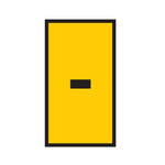 HellermannTyton WIC Snap On Clip On Cable Marker, Yellow, 4.3 → 5.3mm Cable