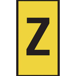 HellermannTyton WIC0 Cable Markers, Yellow, Pre-printed "Z", 2 → 2.8mm Cable