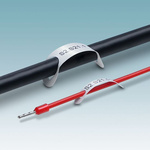 Phoenix Contact 4 (17X10)R C1 WH/BK, MM-WMT 8 Slide On Cable Marker, White, 5 → 8.4mm Cable, for THERMOMARK