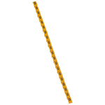 Legrand Clip On Cable Marker, Black on Yellow, Pre-printed "O", for Cable