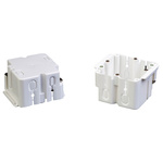 RS PRO PVC Cable Trunking Flat Corner