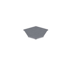RS PRO Elbow Cover Steel Cable Tray Accessory, 100 mm Width, 100mm Depth