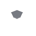 RS PRO Elbow Cover Sendzimir Galvanised Steel Cable Tray Accessory, 100 mm Width, 100mm Depth