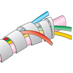 Alpha Wire Spiral Wrap, I.D 0.061in Polyethylene SW1 Series