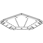 Legrand Medium Duty 90° Flat Bend Pre-Galvanised Steel Cable Tray Accessory, 150 mm Width, 25mm Depth