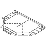 Legrand Medium Duty Equal Tee Pre-Galvanised Steel Cable Tray Accessory, 100 mm Width, 25mm Depth