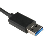 Roline Male USB A to Male USB C USB Cable, 0.5m, USB 3.1