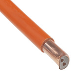 RS PRO 2 Core 2.5 mm² Power Cable, Orange Copper Sheath 25m, 31 A 500 V