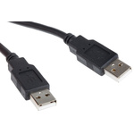 Roline Male USB A to Male USB A USB Cable, 1.8m, USB 2.0