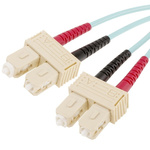 RS PRO OM3 Multi Mode Fibre Optic Cable SC to SC 900μm 1m