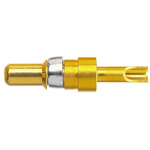 Harting, D-Sub Male Crimp D-Sub Connector Power Contact, Au, Sn Pin, 20 → 16 AWG