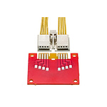Molex, EDGELOCK Right Angle FemalePCBEdge Connector, Straddle Mount Mount, 4 Way, 1 Row, 2mm Pitch, 3A