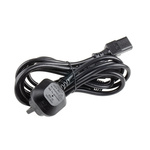 RS PRO 2.5m Power Cable, C13, IEC to UK Plug, 10 (BS 4491) A, 3/5/10/13 (BS1363) A, 250 V
