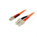 Startech Multi Mode Fibre Optic Cable LC to SC 50/125μm 1m