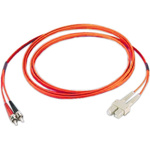 RS PRO OM2 Multi Mode Fibre Optic Cable MTRJ to SC 50/125μm 1m