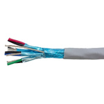 Alpha Wire 4 Pair Screened Multipair Industrial Cable 0.382 mm²(CE, CSA, UL) Grey 30m EcoCable Mini Series