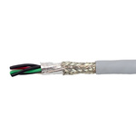 Alpha Wire 3 Pair Foil and Braid Multipair Industrial Cable 0.241 mm²(CE, CSA, UL) Grey 30m EcoCable Mini Series