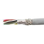 Alpha Wire 6 Pair Foil and Braid Multipair Industrial Cable 0.382 mm²(CE, CSA, UL) Grey 30m EcoCable Mini Series