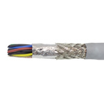 Alpha Wire 9 Pair Foil and Braid Multipair Industrial Cable 0.382 mm²(CE, CSA, UL) Grey 30m EcoCable Mini Series