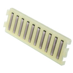 INA Single Flat Cage Assembly for Needle Rollers, 9 rollers per cage, 3mm roller diameter