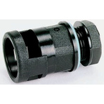 PMA PG48 Straight Cable Conduit Fitting, Black 48mm nominal size